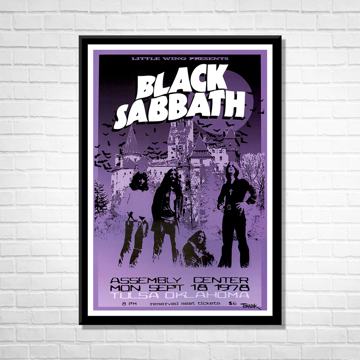 Classic Rock BLACK SABBATH 1978 Framed Reproduction Poster