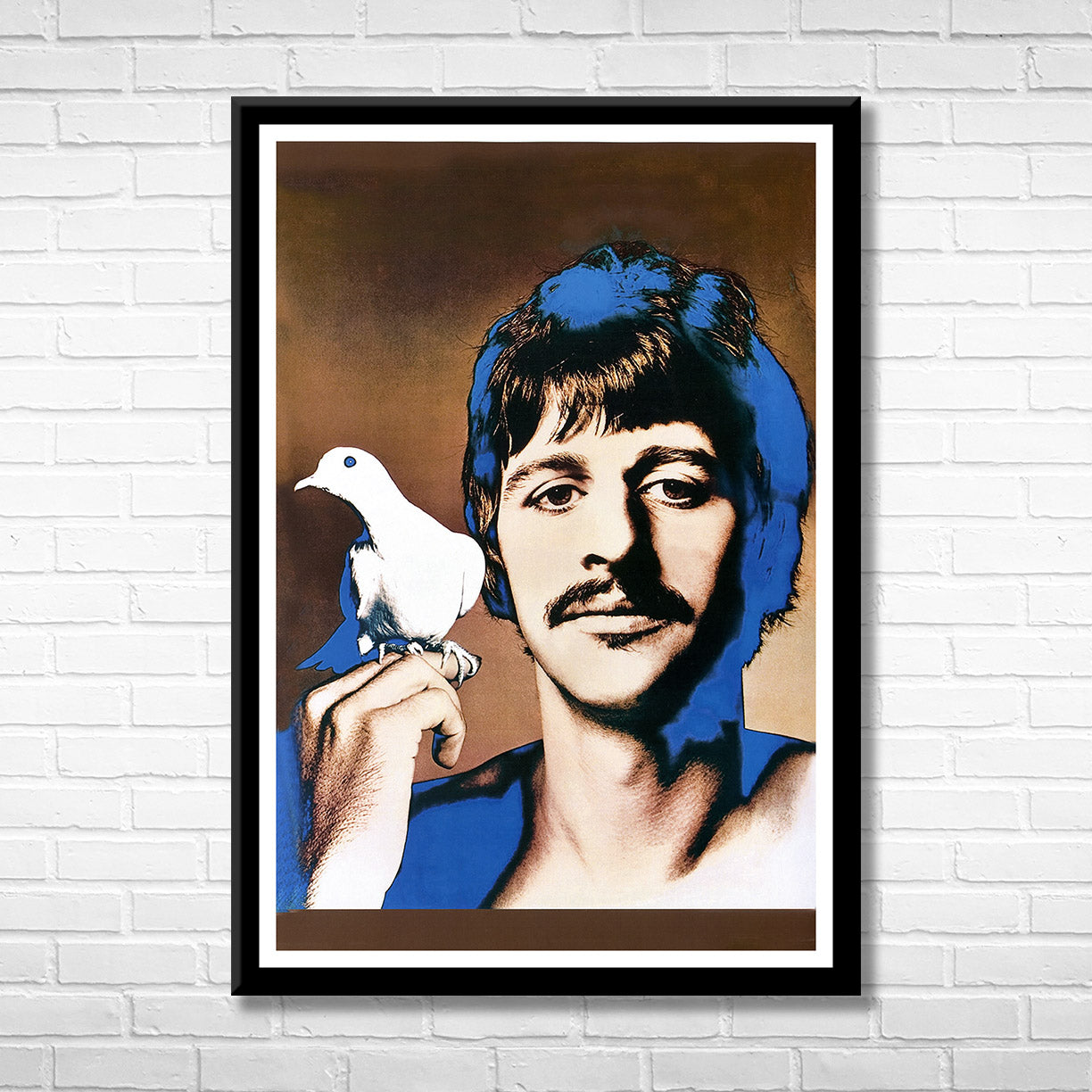 Classic Rock RINGO STARR - PSYCHEDELIC 1967 Framed Reproduction Poster