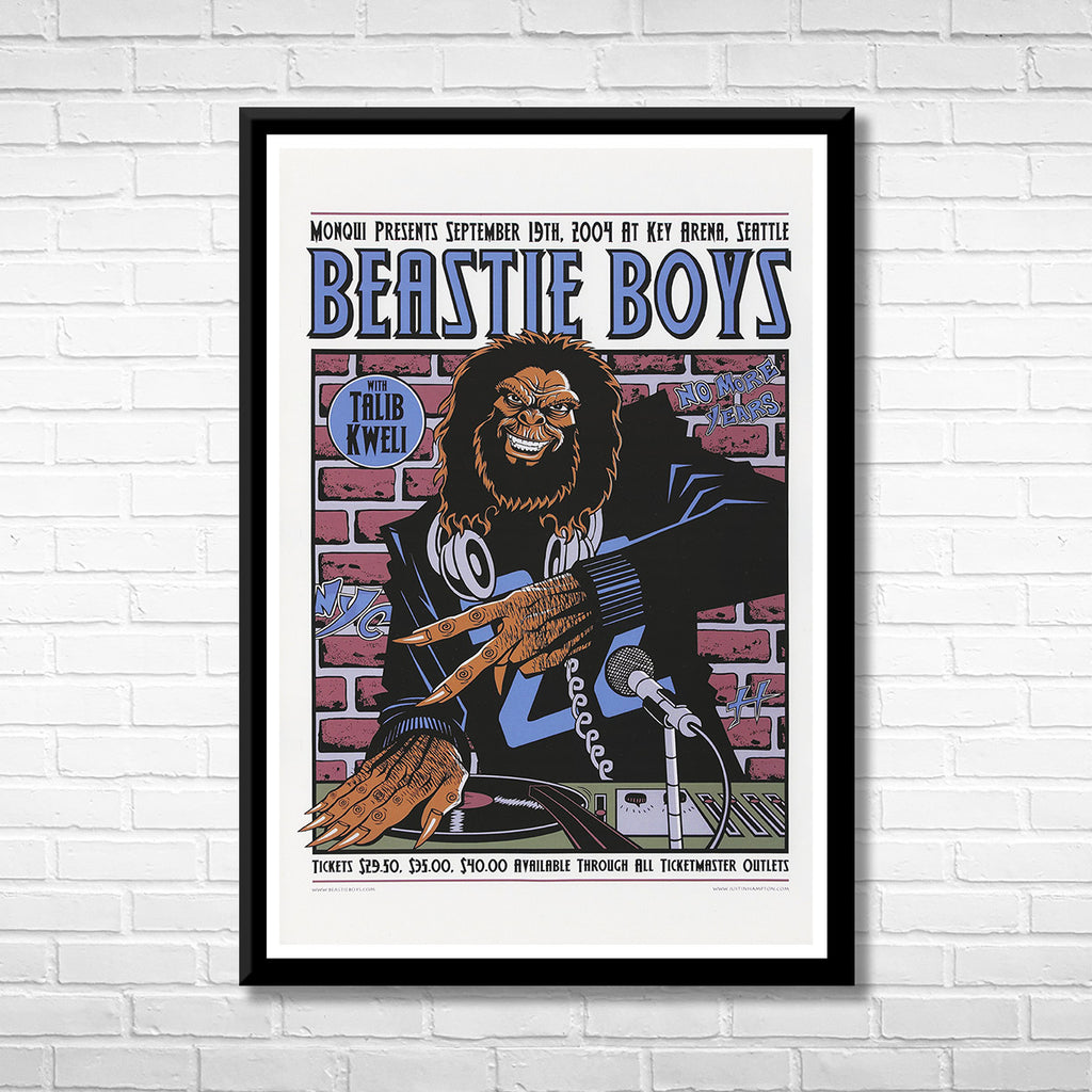 Beastie Boys at the Key Arena Framed Music Poster