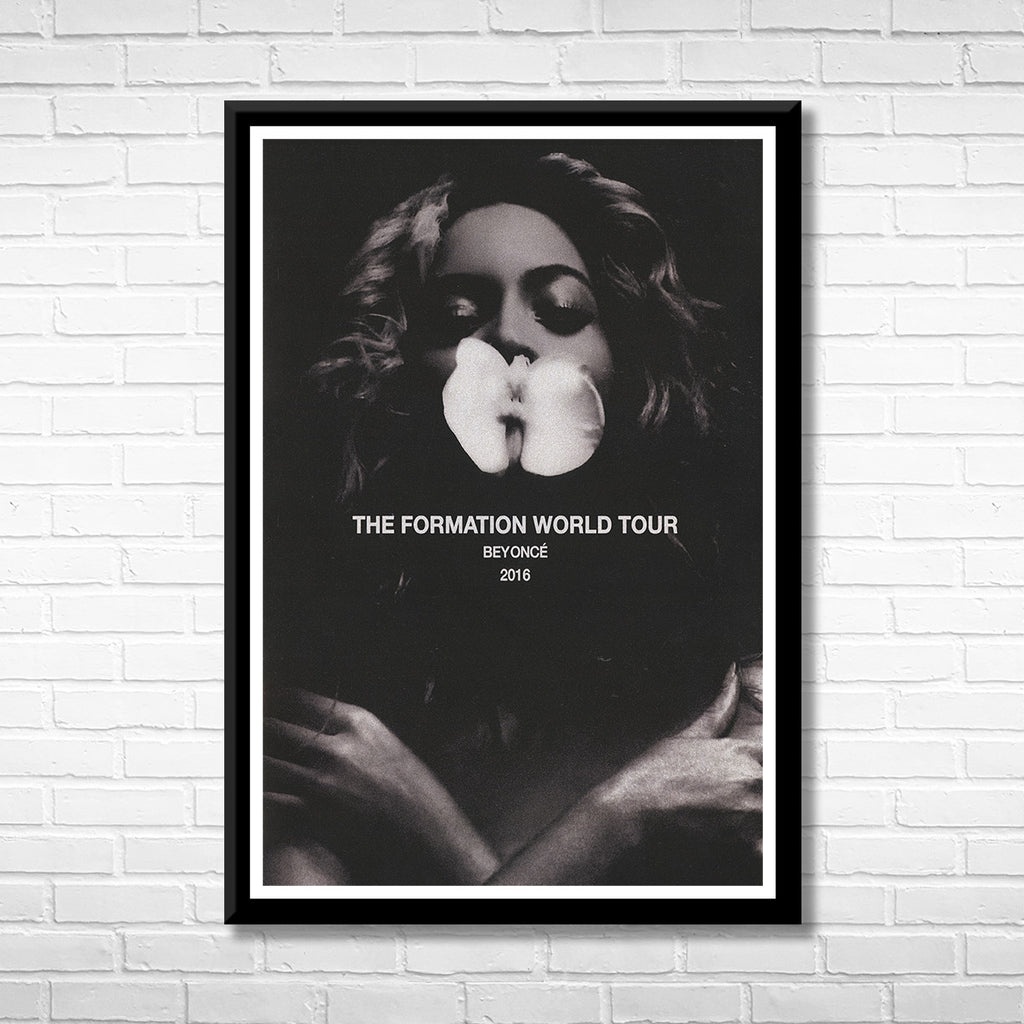 Classic Pop Beyoncé The Formation World Tour Framed Music Poster