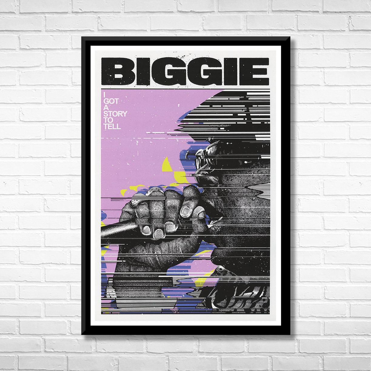 Biggie Ive Got a Story to Tell You Framed Music Poster