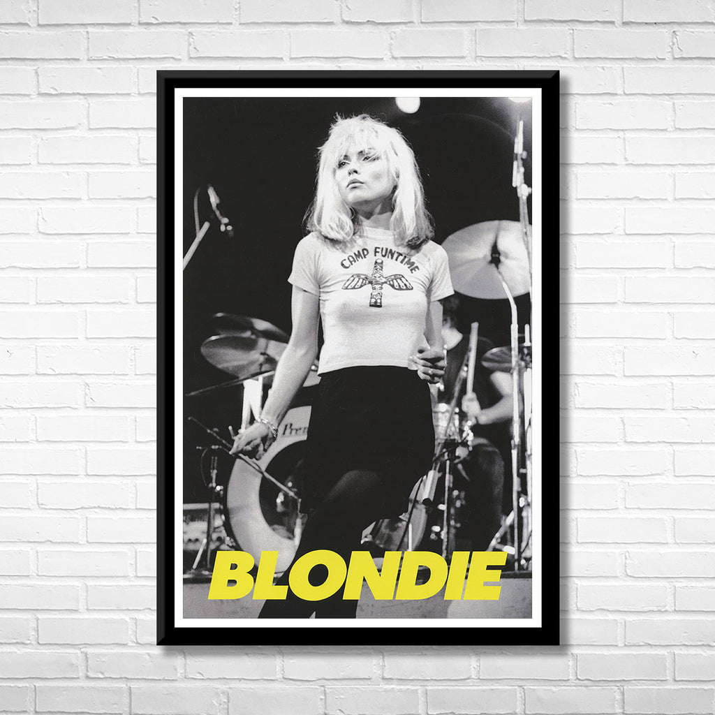 Classic Rock Blondie I Framed Music Poster