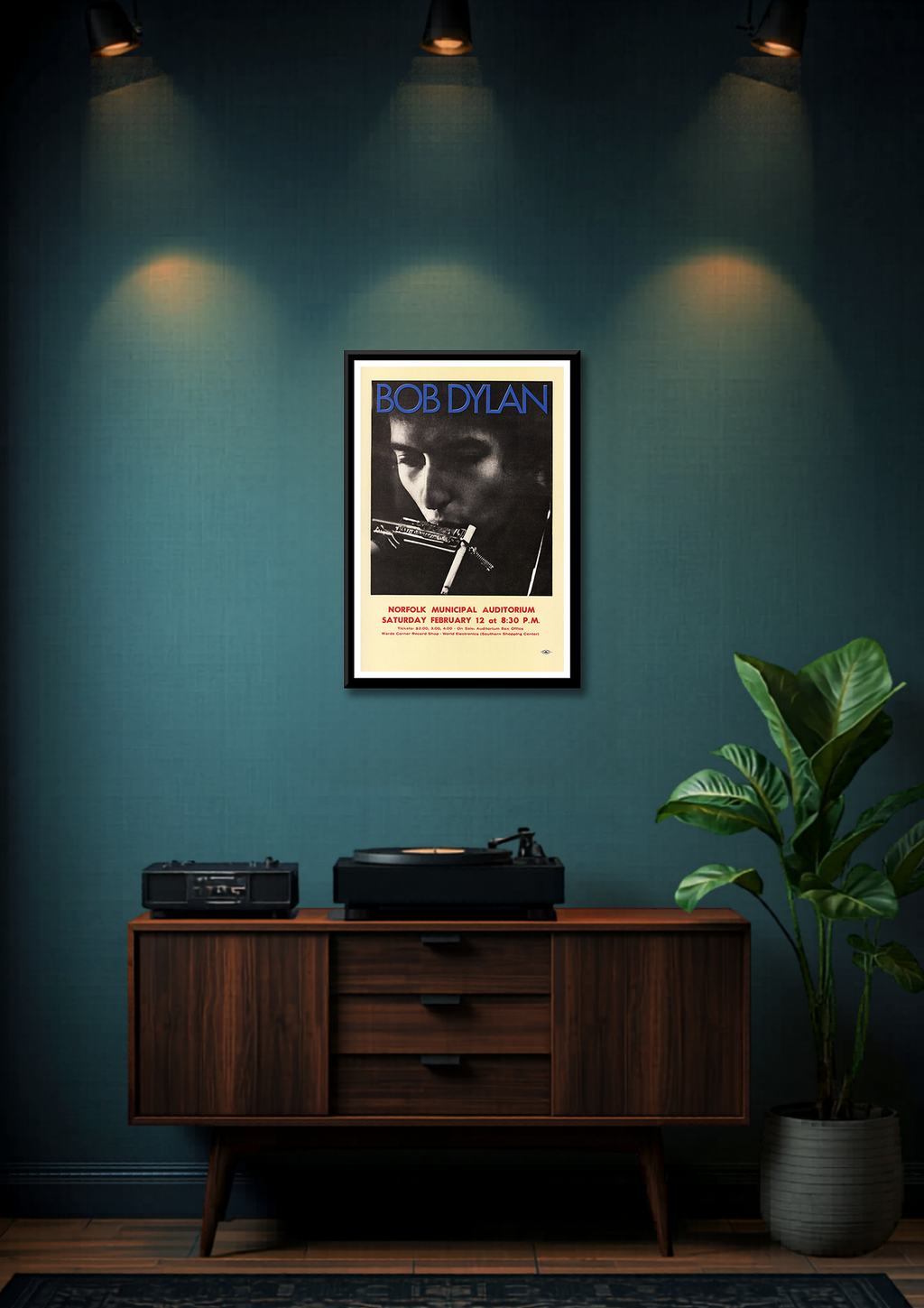 BOB DYLAN - Norfolk Municipal Auditorium