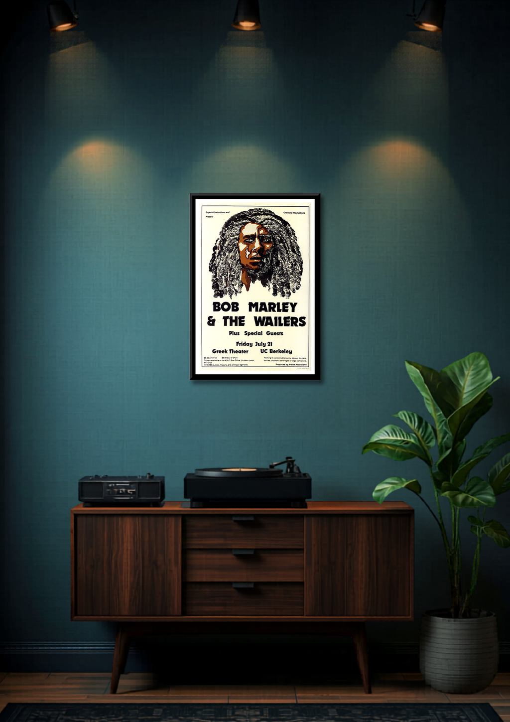BOB MARLEY and THE WAILERS - UC BERKLEY