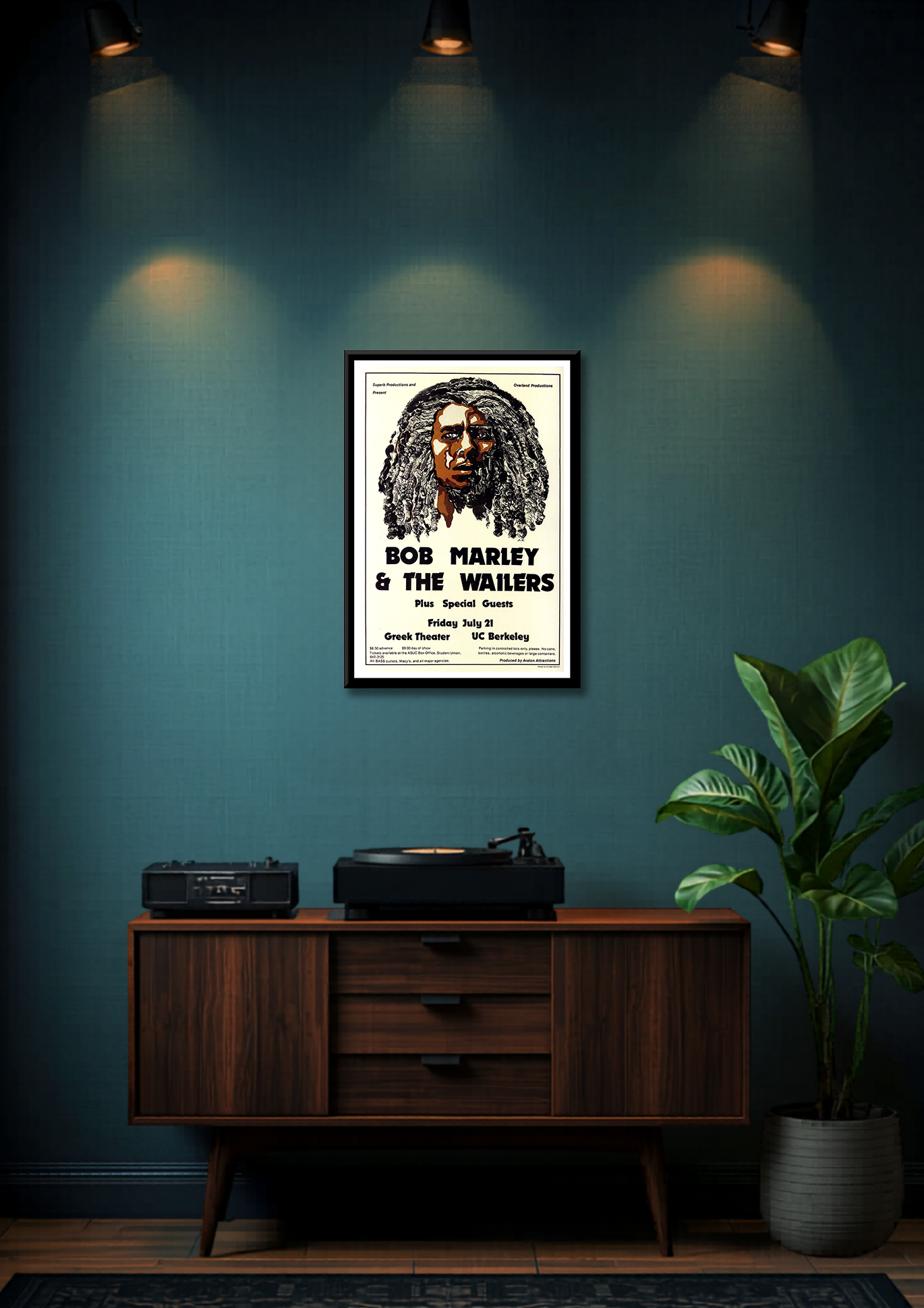 BOB MARLEY and THE WAILERS - UC BERKLEY