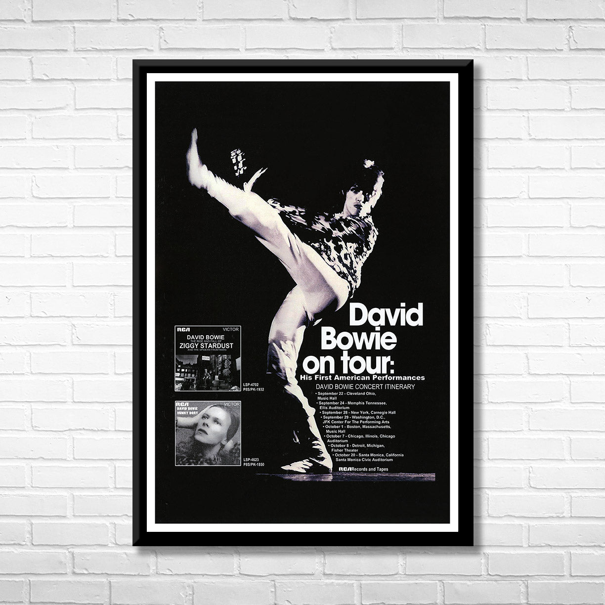DAVID BOWIE - FIRST AMERICAN TOUR
