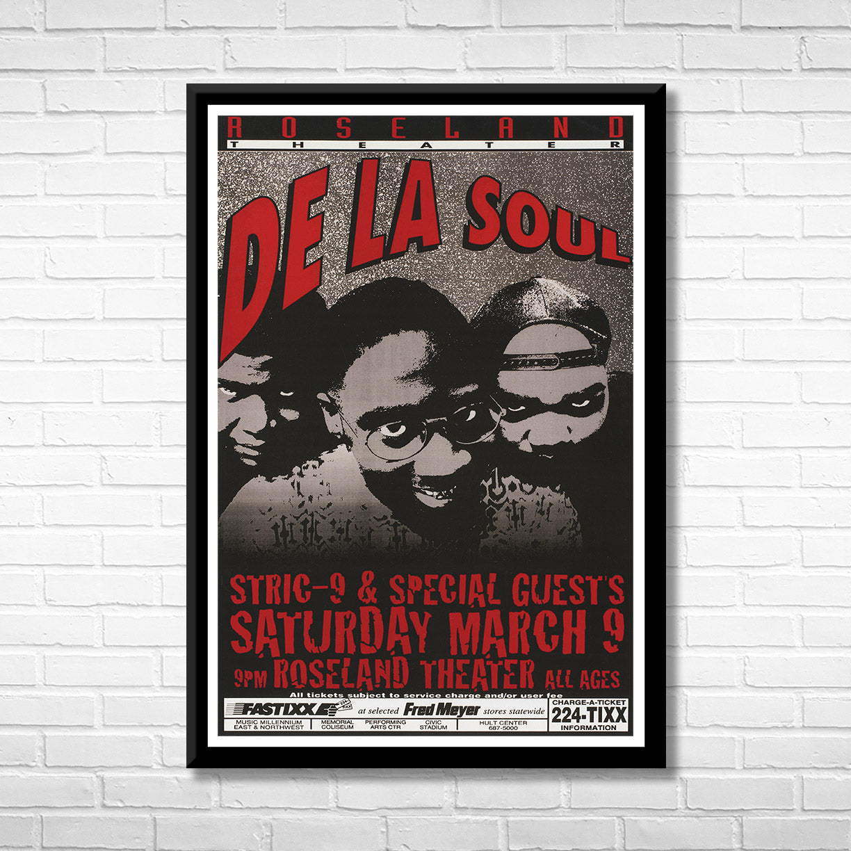 De La Soul Framed Music Poster