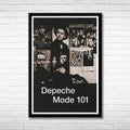 Classic Rock Depeche Mode 101 Framed Music Poster