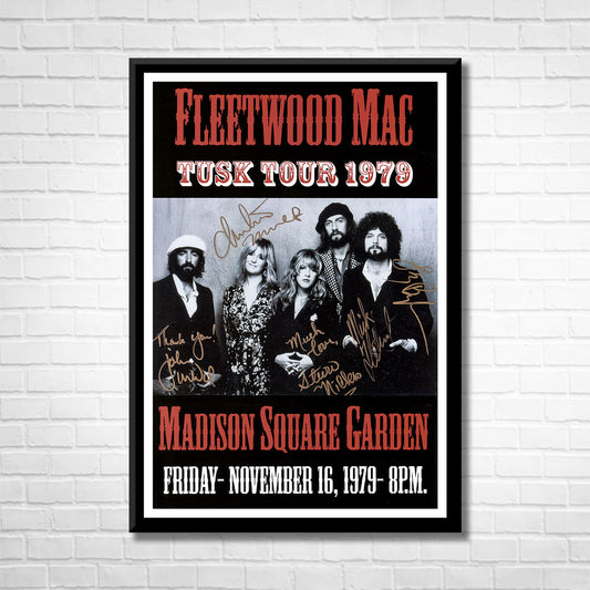 Classic Rock FLEETWOOD MAC - MSG 1979 Framed Reproduction Poster