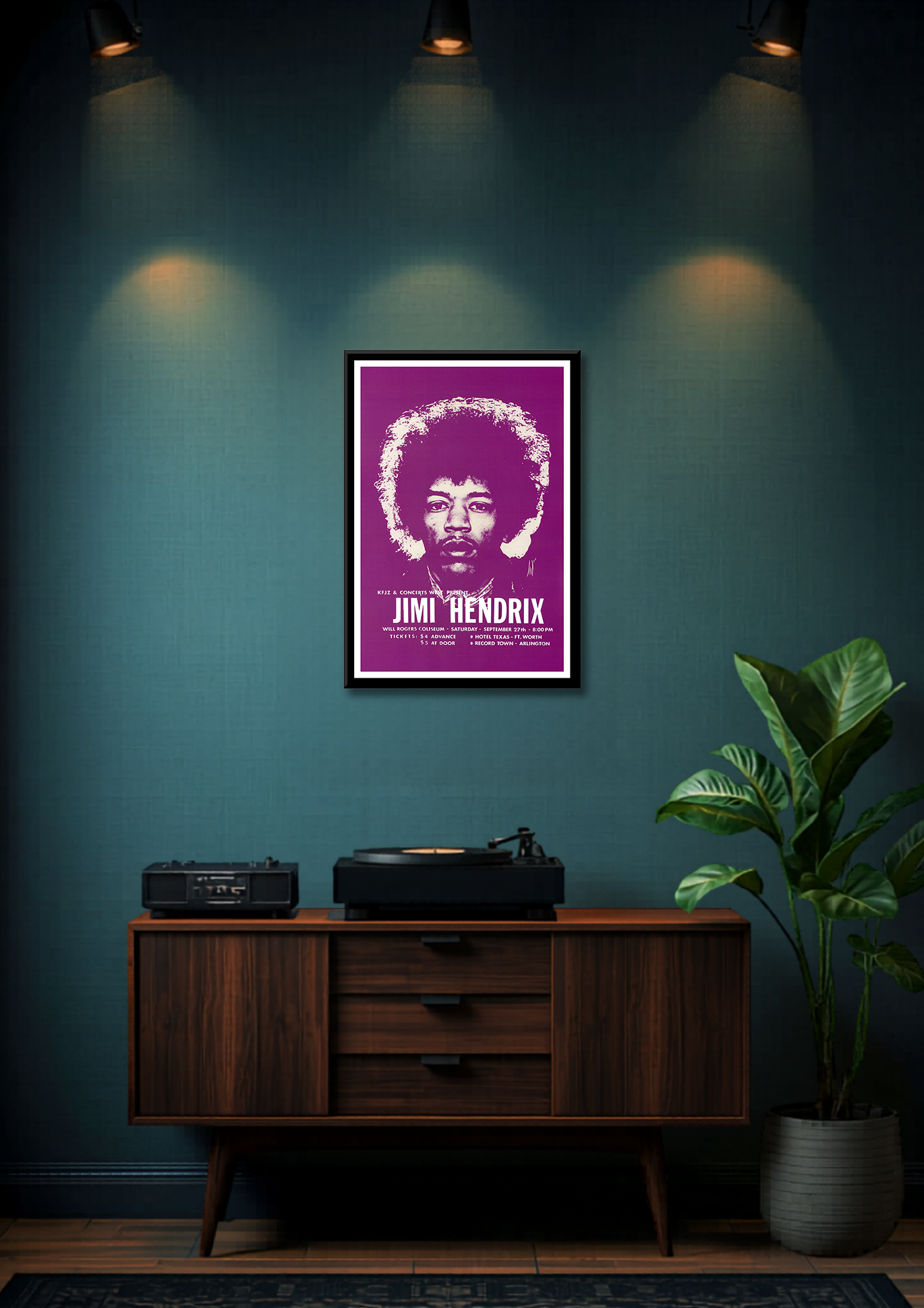 JIMI HENDRIX at the WILL ROGERS COLISEUM