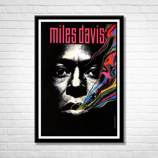 Classic Jazz MILES DAVIS & GIL EVANS - PSYCHEDELIC TUTU Framed Reproduction Poster