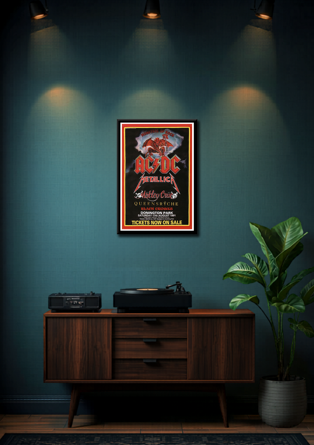 AC/DC - METALLICA - MOTLEY CRUE -MONSTERS OF ROCK