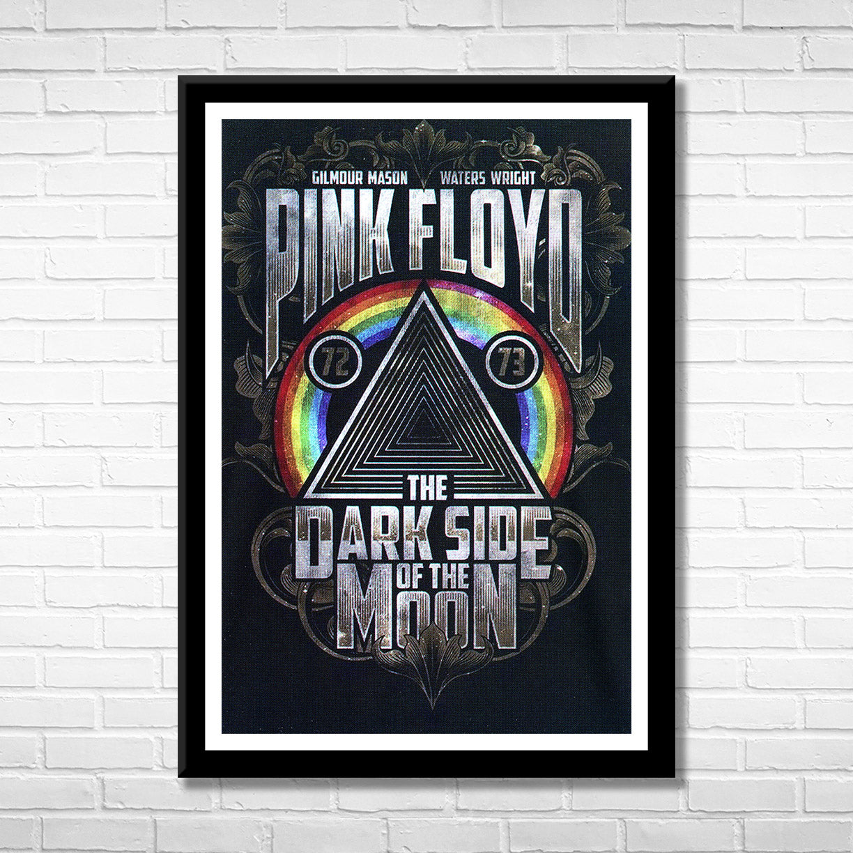 Classic Rock PINK FLOYD -DARK SIDE OF THE MOON Framed Reproduction Poster