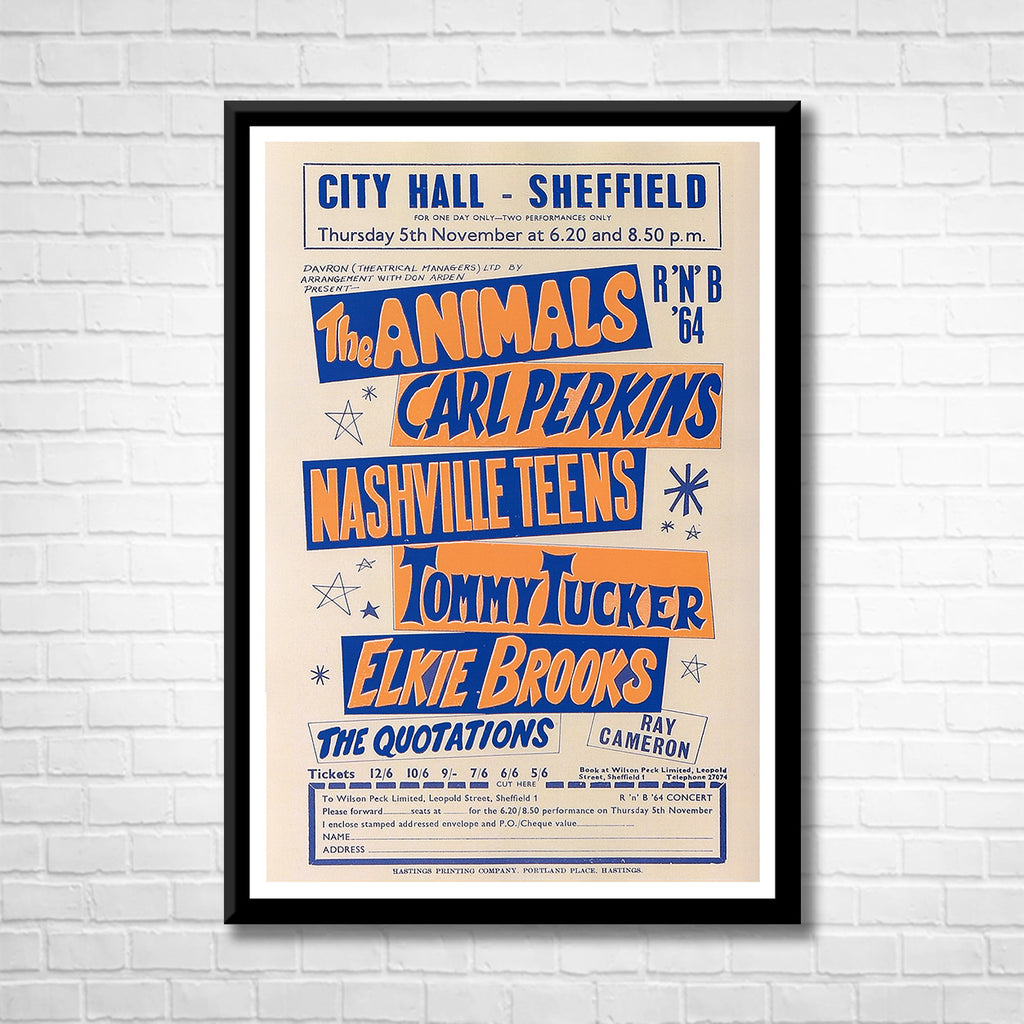 THE ANIMALS - CITY HALL SHEFFIELD 1964