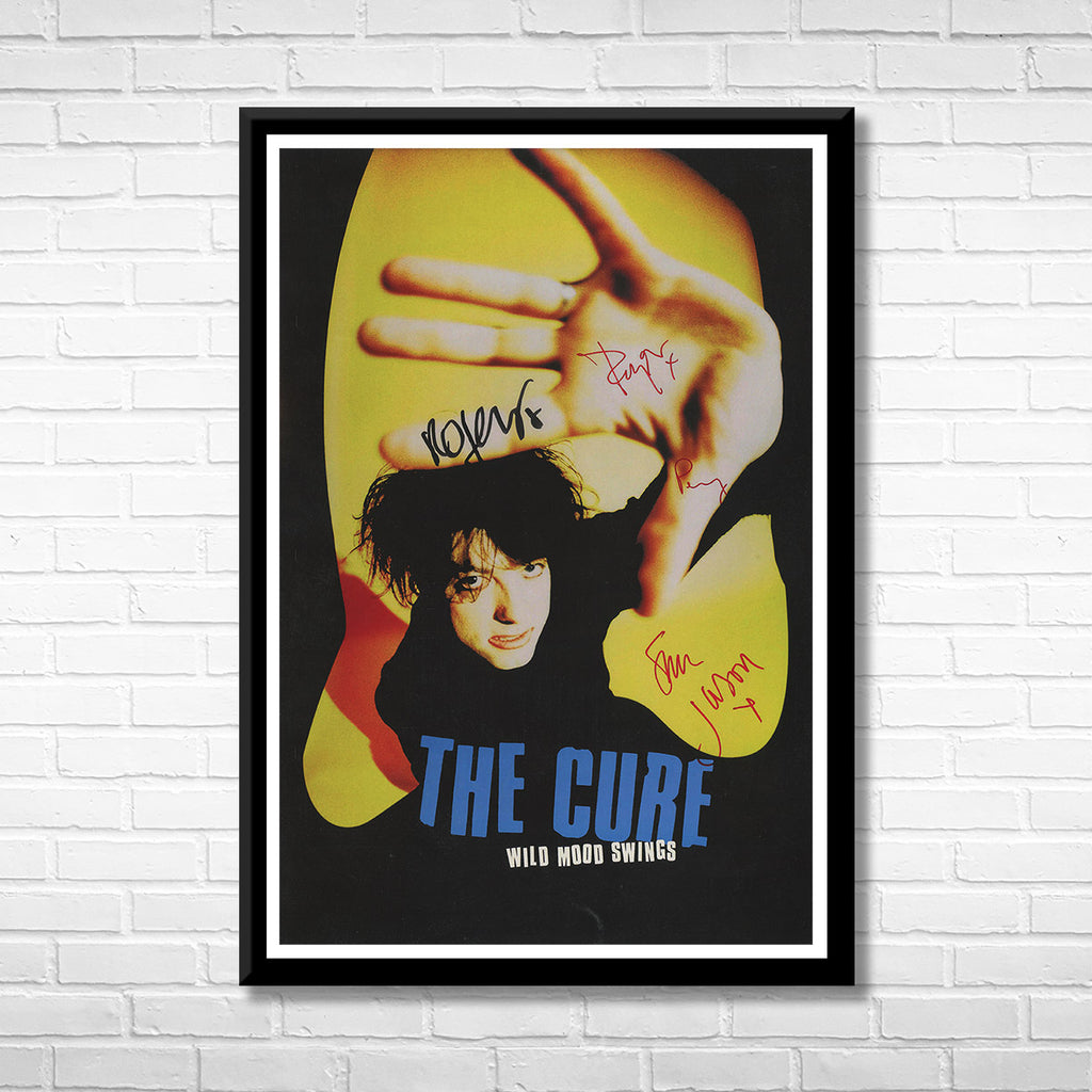 Classic Rock The Cure Wild Mood Swings Framed Music Poster