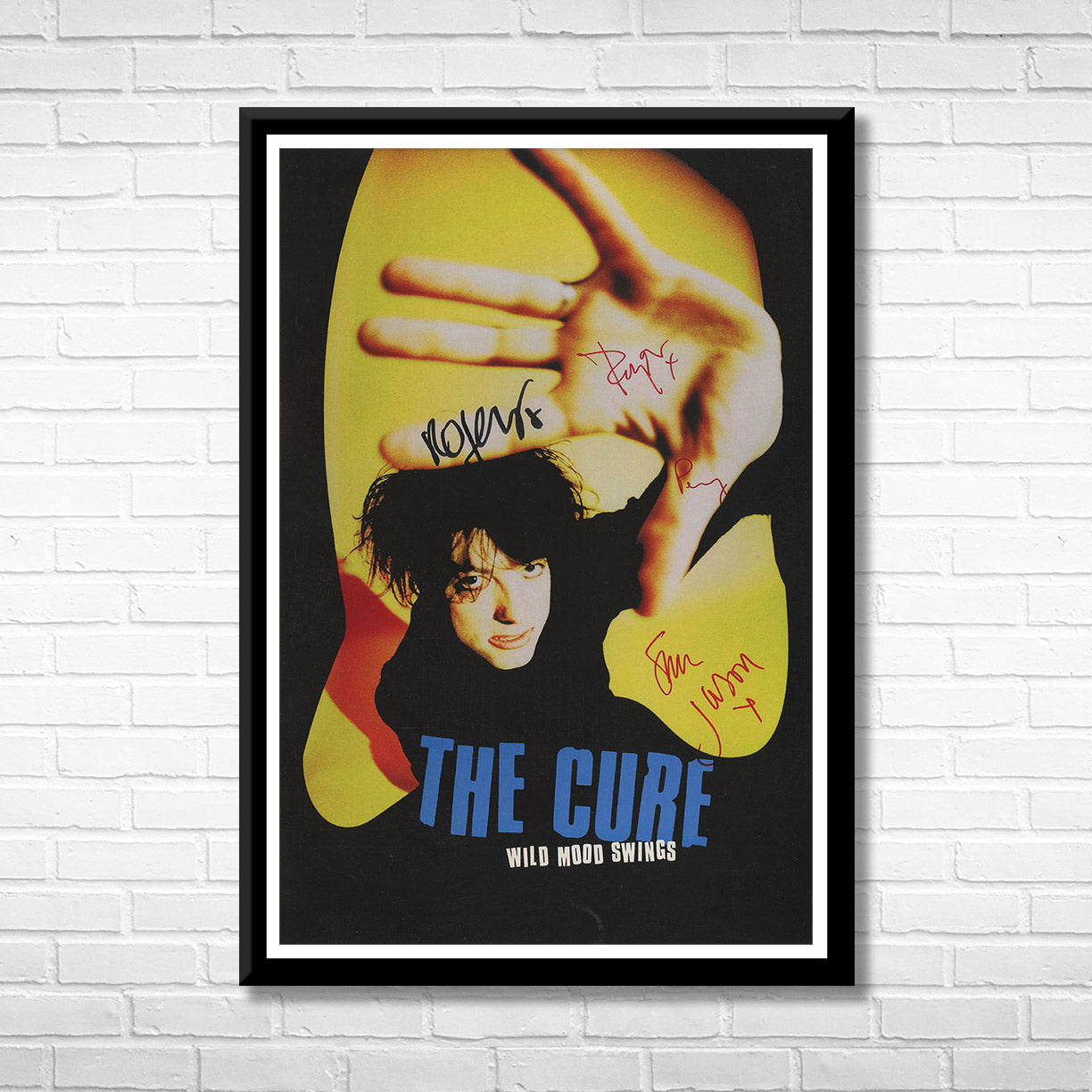 Classic Rock The Cure Wild Mood Swings Framed Music Poster