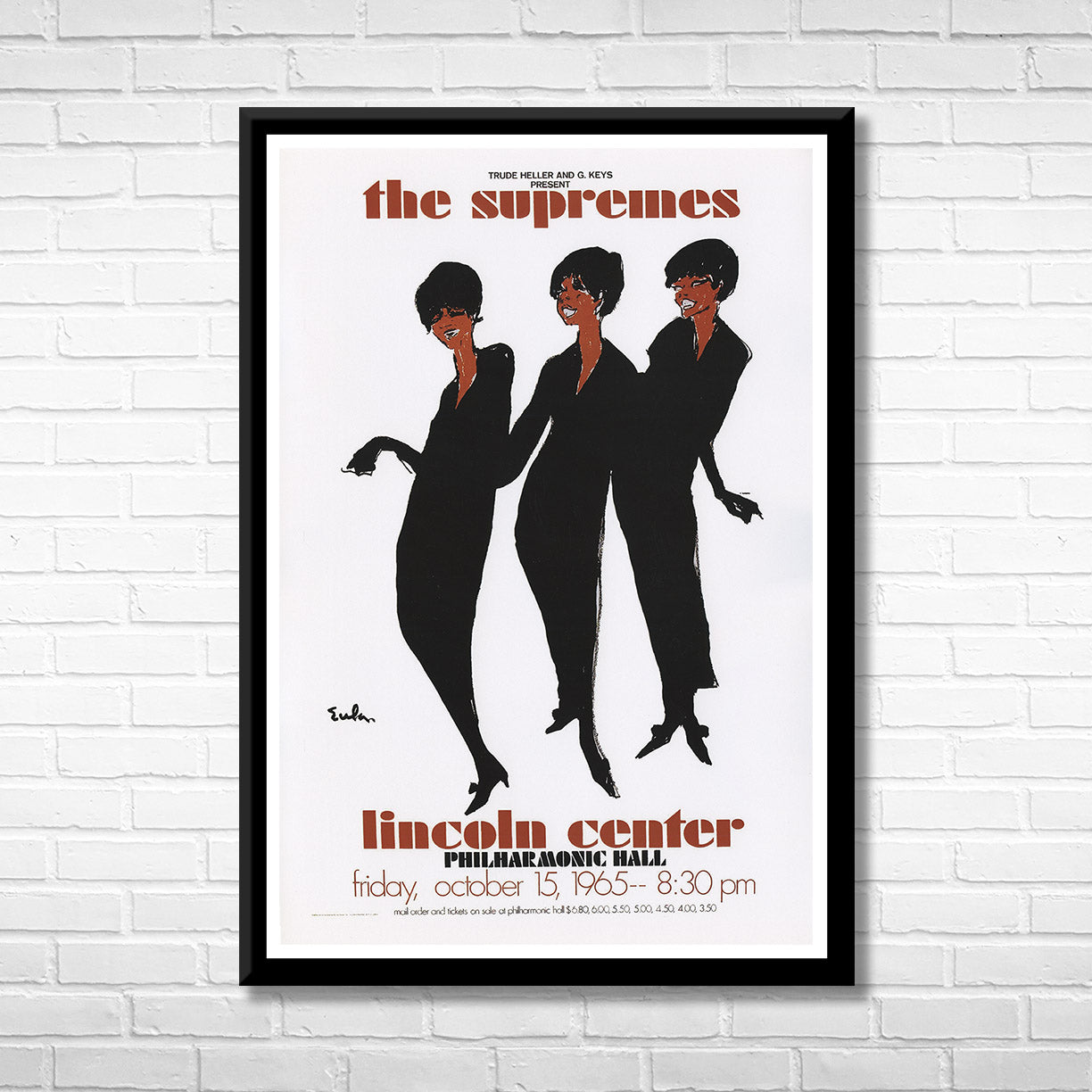 The Supremes Framed Music Poster