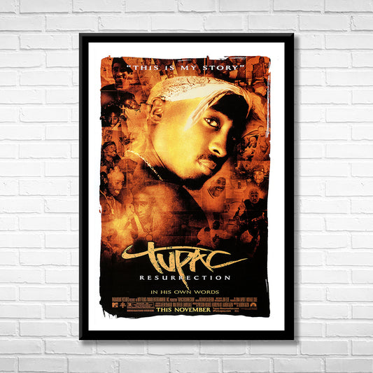 Rap TUPAC - RESURRECTION Framed Reproduction Poster